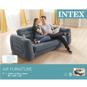 Надувной диван-кровать Pull-Out Sofa 203*224*66 см INTEX фото 4