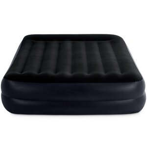 Надувная кровать с насосом Pillow Rest Plus 152*203*42 см INTEX фото 2