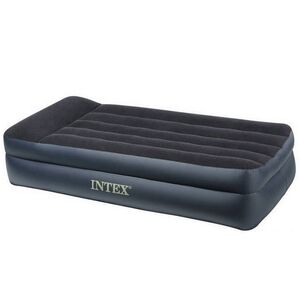 Надувная кровать с насосом Pillow Rest Plus 99*191*42 см INTEX фото 1