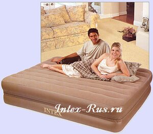 Надувная кровать Downy 2 в 1, TWIN 99х191х46 см