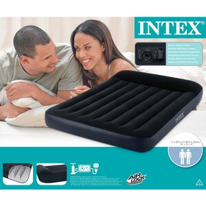 Надувной матрас с насосом Pillow Rest Classic 137*191*23 см INTEX фото 4