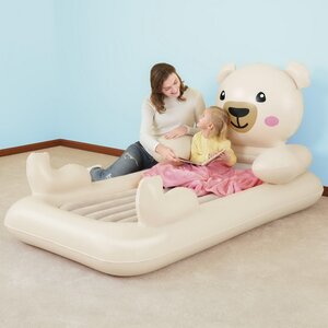 Детская надувная кровать Teddy Bear 188*109*89 см Bestway фото 1