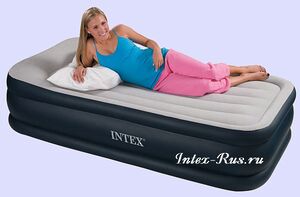 Надувная кровать DELUXE PILLOW REST, TWIN, 102х208х48 см INTEX фото 1