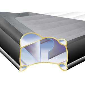 Надувная кровать Deluxe Pillow Rest, Twin, со встроенным насосом, 99х191х43 см INTEX фото 3