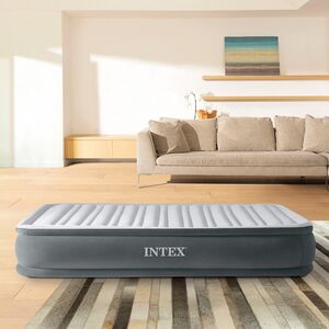 Надувная кровать с насосом Comfort-Plush 99*191*33 см INTEX (Интекс) фото 9