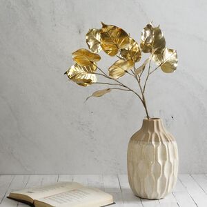 Декоративная ветка Тилия Каро 60 см золотая (EDG, Италия). Артикул: 682832-01