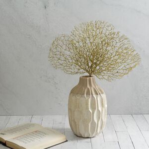 Декоративная ветка Коралл Горгонари 33 см шампань (EDG, Италия). Артикул: 683146-09