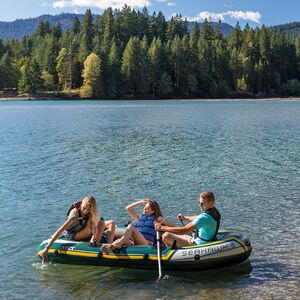 Надувная лодка SeaHawk 300-Set трехместная 295*137*43 см + насос и весла INTEX фото 4