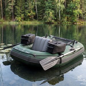 Надувная лодка для рыбалки Big Catch Pro (Биг Кач Про) 165*119*38 см + насос и весла