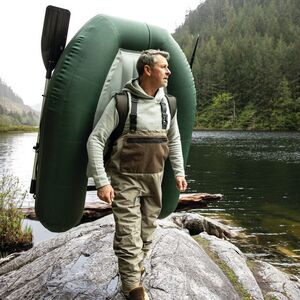 Надувная лодка для рыбалки Big Catch Pro 165*119*38 см + насос и весла INTEX фото 2