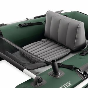 Надувная лодка для рыбалки Big Catch Pro 165*119*38 см + насос и весла INTEX фото 5