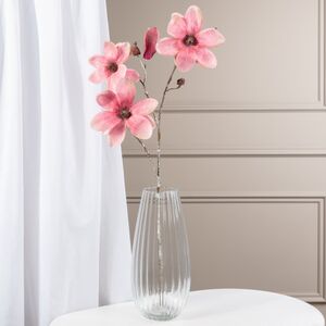 Искусственная ветка Магнолия Азура 91 см розовая EDG (ЭДГ) фото 3