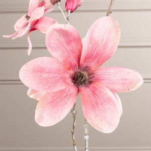 Искусственная ветка Магнолия Азура 91 см розовая EDG (ЭДГ) фото 2