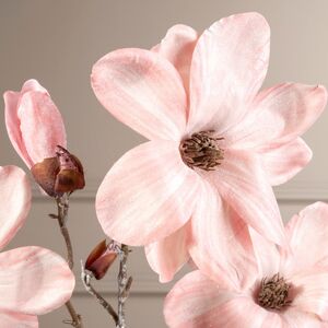 Искусственная ветка Магнолия Азура 91 см пудрово-розовая EDG (ЭДГ) фото 3