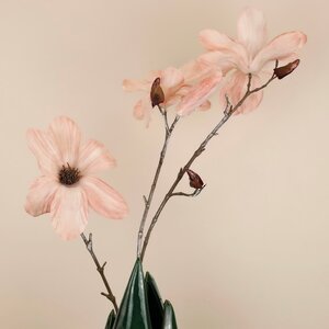 Искусственная ветка Магнолия Azura 91 см пудрово-розовая (EDG, Италия). Артикул: 684053-51
