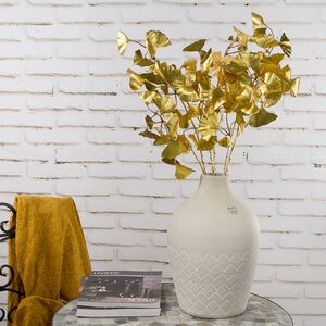 Искусственная ветка Гингко Ольфера 81 см золотая (EDG, Италия). Артикул: 684072-13