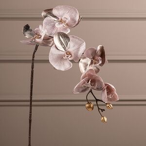 Искусственная ветка Орхидея 79 см светло-розовая EDG фото 2