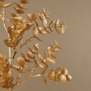 Искусственная ветка Эвкалипт Aragon 48 см золотая EDG фото 7