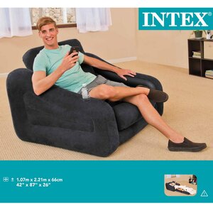 Надувное кресло кровать 109*221*66 см INTEX фото 7