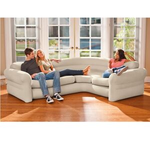 Надувной угловой диван Corner Sofa 257*203 см INTEX фото 2