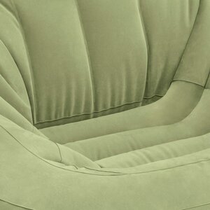 Надувное кресло Beanless Bag Chair 124*119*76 см зеленое INTEX фото 4