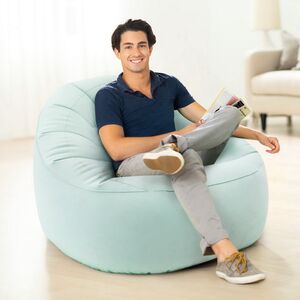 Надувное кресло Beanless Bag Chair 112*104*74 см шалфейное (INTEX, Китай). Артикул: 68590-1