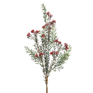 Искусственная ветка Хамелациум красный 50 см (Kaemingk, Нидерланды). Артикул: 687102