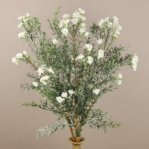 Искусственная ветка Хамелациум белый 70 см Kaemingk фото 4