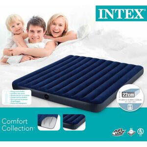 Надувной матрас Classic Downy 183*203*22 см INTEX (Интекс) фото 5