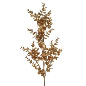 Декоративная ветка Эвкалипт Цинерея 72 см золотая (Kaemingk, Нидерланды). Артикул: 704807