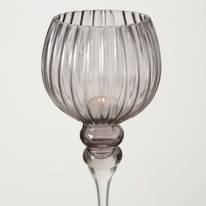 Набор стеклянных подсвечников - бокалов Модена 30-40 см серый, 3 шт Boltze (Больтце) фото 4