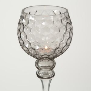 Набор стеклянных подсвечников - бокалов Модена 30-40 см серый, 3 шт Boltze (Больтце) фото 8