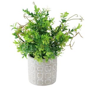 Искусственное растение в горшке Самшит 29 см бежевый Boltze (Больтце) фото 7