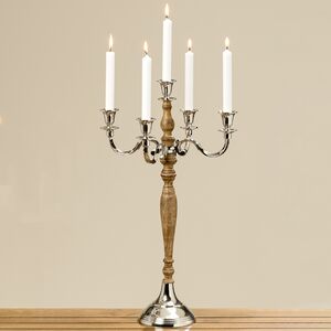 Подсвечник канделябр на 5 свечей Чинкве-Терре 62 см (Boltze, Германия). Артикул: 7101400