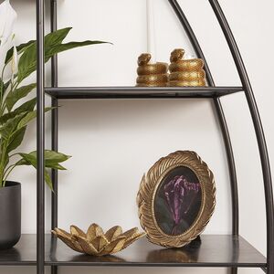 Подсвечник на 1 свечу Золотая Змея - Connie 9 см EDG (ЭДГ) фото 2