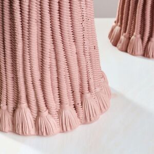 Декоративный подсвечник Grande Tassel 26 см пудровый EDG фото 6