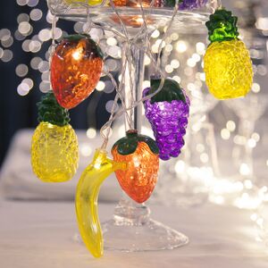 Светодиодная гирлянда на батарейках Тропикана 1.8 м, 10 теплых белых ламп, прозрачный ПВХ, IP20 (Star Trading, Швеция). Артикул: 726-98