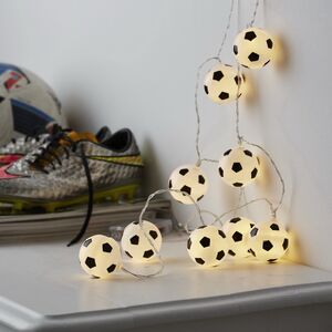 Светодиодная гирлянда на батарейках Мячики 1.35 м, 10 теплых белых LED ламп, прозрачный ПВХ, IP20 (Star Trading, Швеция). Артикул: 728-92