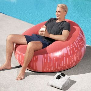 Надувное кресло Inflate Chair 112*66 см красное Bestway фото 1