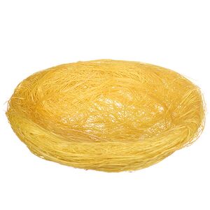 Пасхальное украшение Гнездо Птички Вивьен 10 см желтое, 2 шт Koopman фото 4