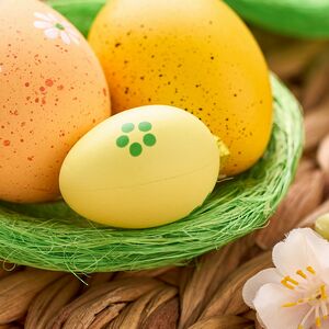 Пасхальное украшение Гнездо Птички Вивьен 10 см зеленое, 2 шт Koopman (Купман) фото 2