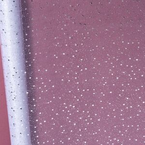 Сетка для декорирования с блестками 39*200 см серебряная Koopman (Купман) фото 3