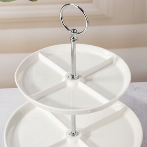 Двухъярусная этажерка для фруктов Etagere 24 см Koopman фото 2