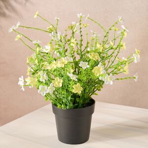 Искусственный цветок в горшке Дэйзи 28 см белый Kaemingk (Кейминг) фото 2