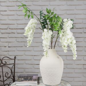 Декоративная ветка Глициния Альба 93 см (Kaemingk, Нидерланды). Артикул: 800633