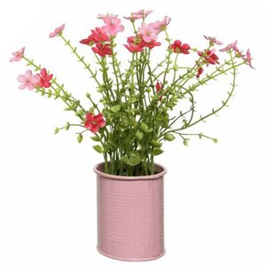 Искусственный цветок в кашпо Вербена 22 см, розовый Kaemingk (Кейминг) фото 2