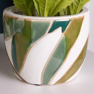 Набор декоративных кашпо Liana Leaf 14-26 см, 3 шт Kaemingk фото 4