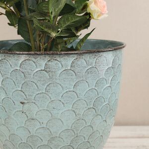 Декоративное кашпо Blue Sun 32*27 см, металл Kaemingk фото 2