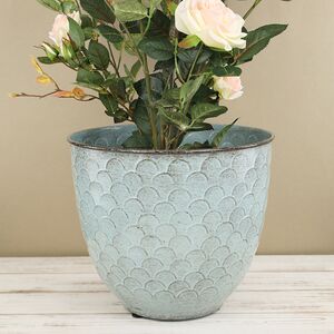 Декоративное кашпо Blue Sun 32*27 см, металл Kaemingk фото 4