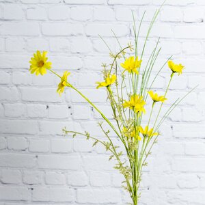Искусственный букет Полевые цветы - Желтые маргаритки 65 см (Kaemingk, Нидерланды). Артикул: ID64406